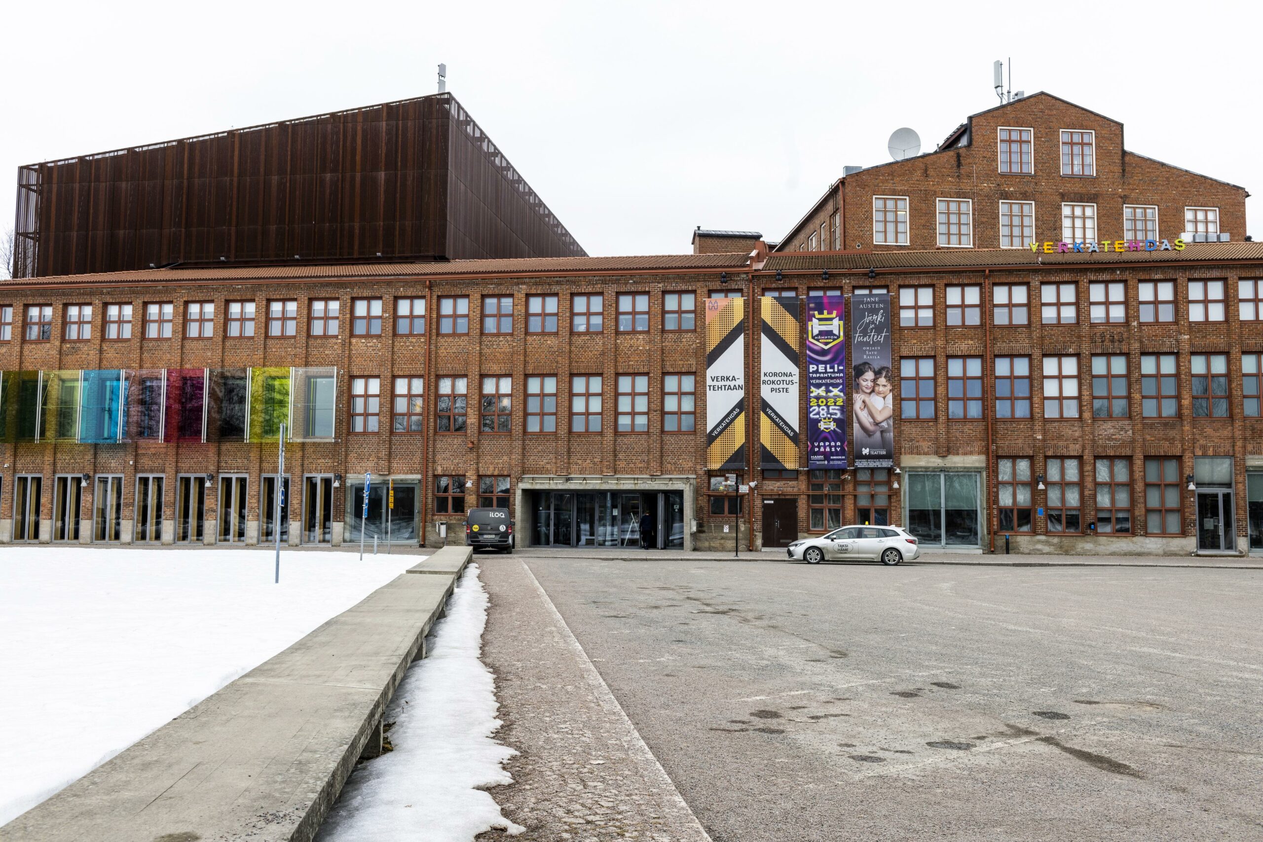 Verkatehtaan julkisivu